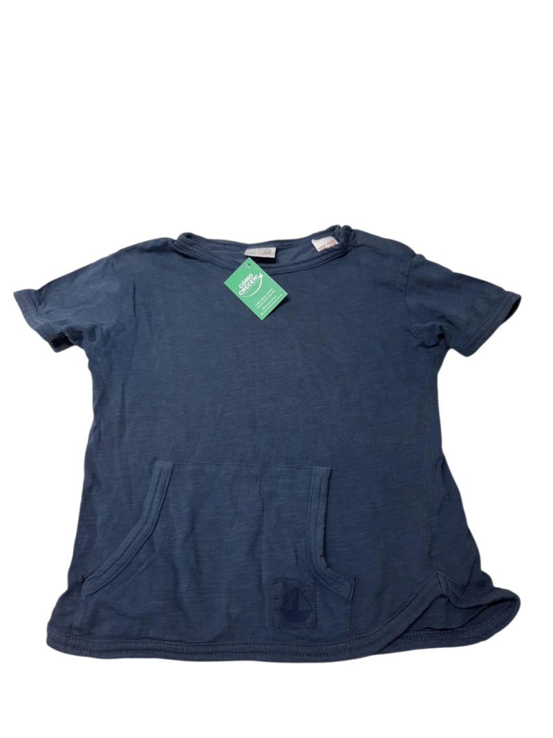 REMERA AZUL ZARA T3/4 LISA ANCHITA