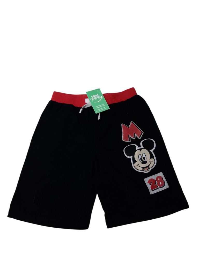 SHORT ALG NEGRO ROJO MICKEY DISNEY T2