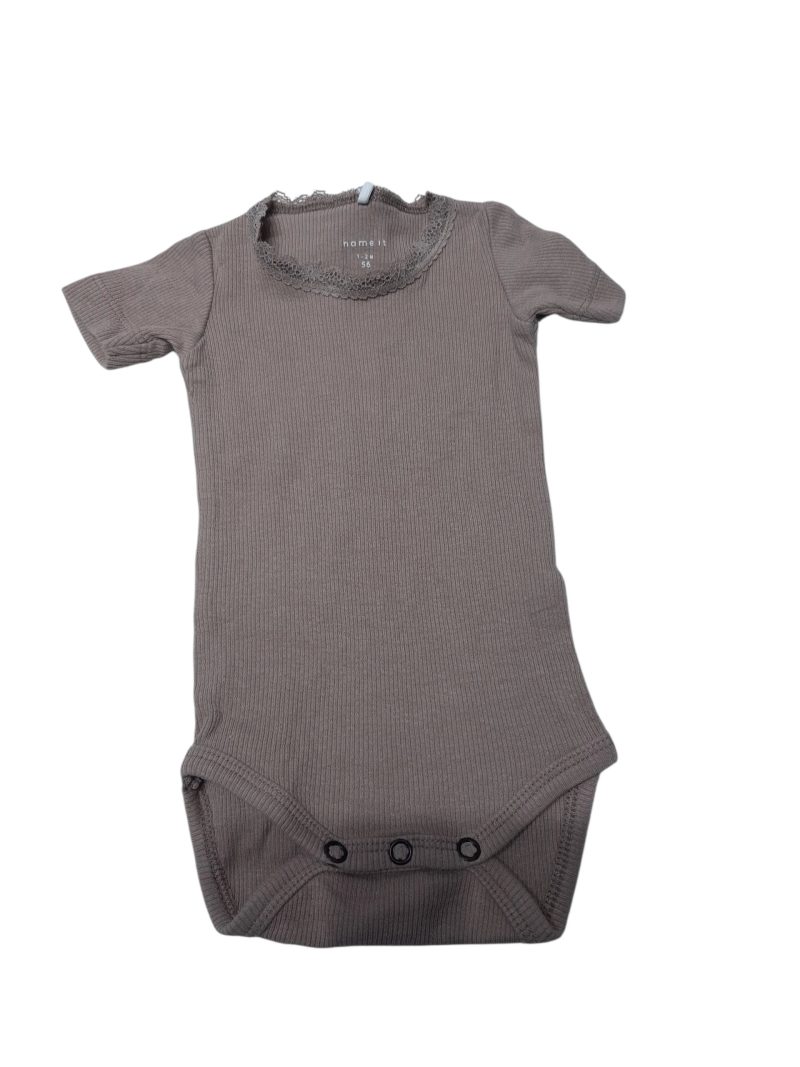 BODY MARRON PUNTILLA BORDE NAME IT T1/2M