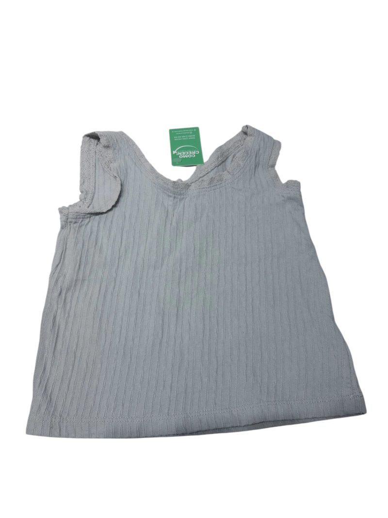 MUSCULOSA GRIS PUNTILLA BAS T12/18M