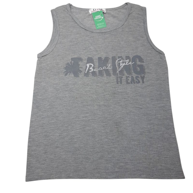 MUSCULOSA GRIS D&M T12AP FR