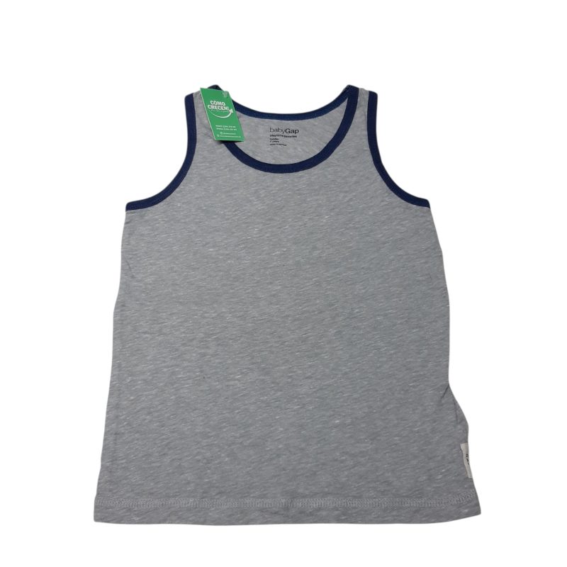 MUSCULOSA GRIS BORDE AZUL GAP T4