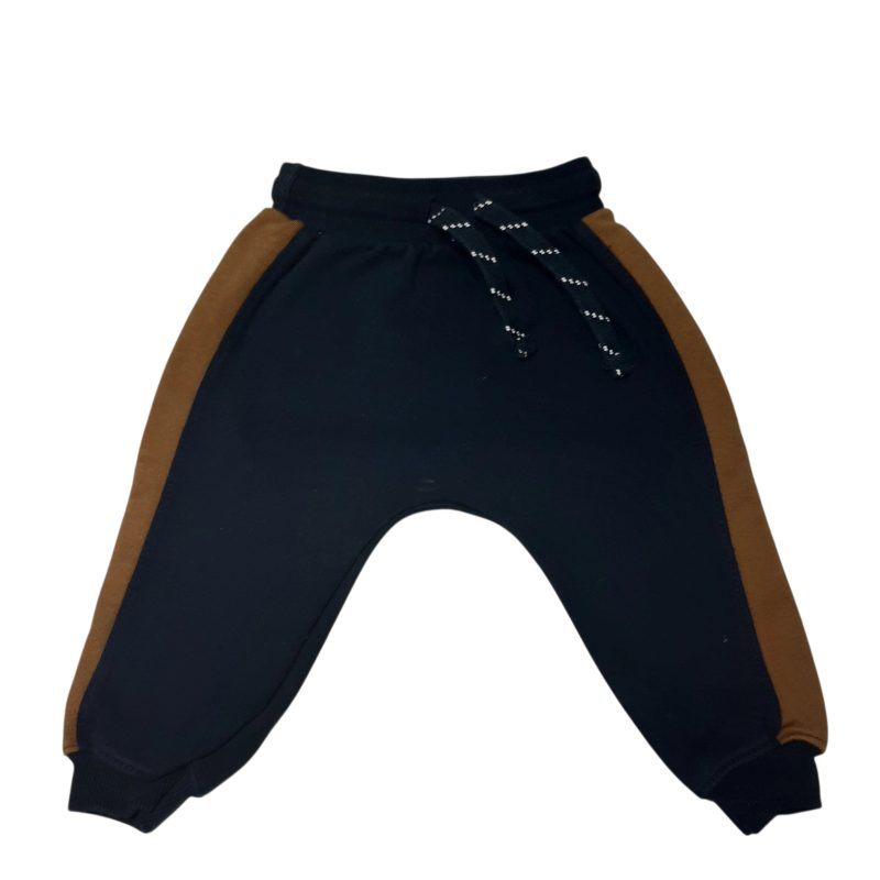 JOGG AZUL FRANJA MARRON TEDDY T3/6M