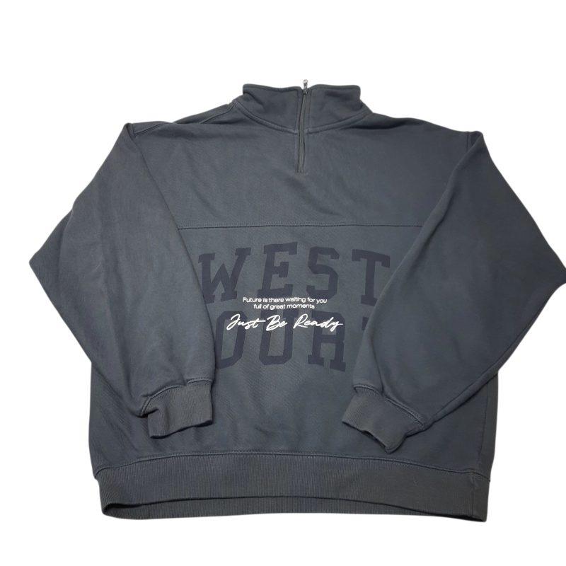 BUZO GRIS MEDIO CIERRE ZARA T13/14 WEST
