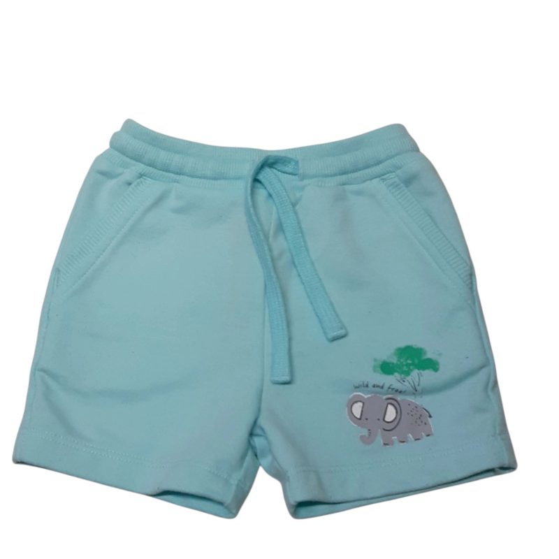 SHORT CELESTE ELEFANTE JUNIORS T3/6M