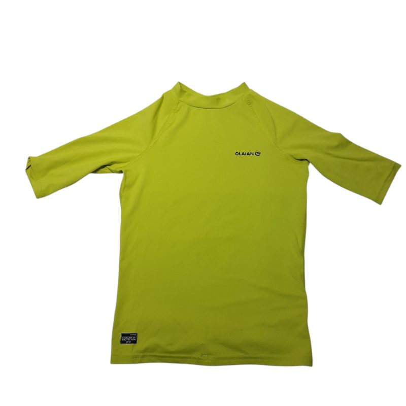 REMERA UV +50 AMARILLA FLUO OLAIAN ETIQ CORTADA T8APROX