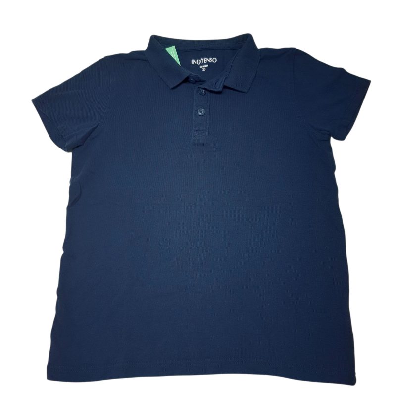 REMERA PIQUE CUELLO AZUL INEXTENSO T10