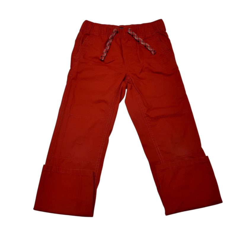 PANTALON GABARDINA NARANJA KIABI T6
