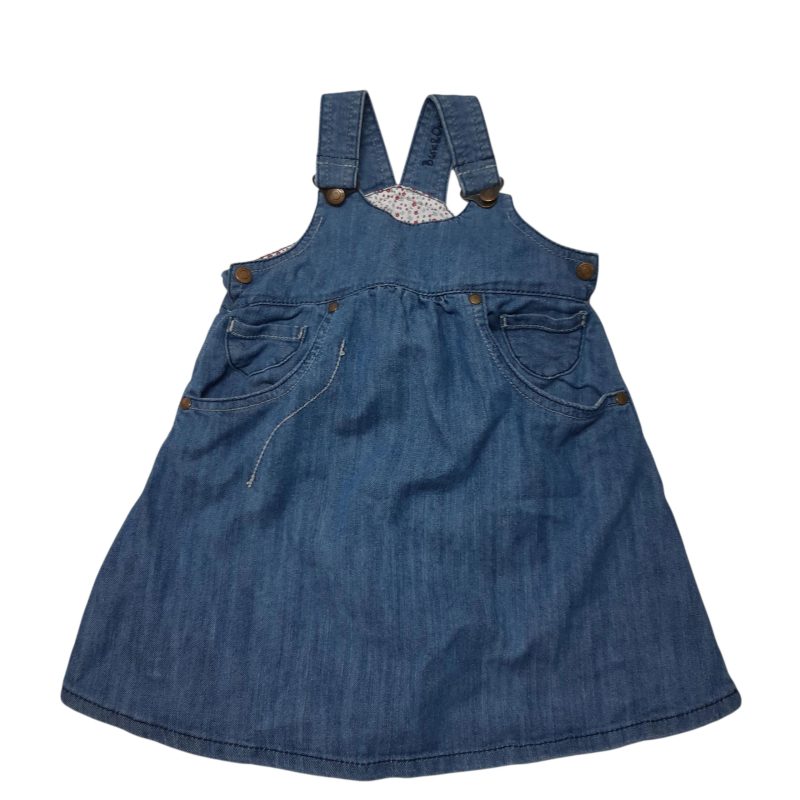 JUMPER JEAN INT FLORES TEX BABY T24M