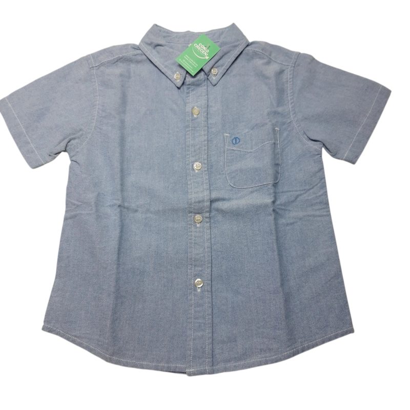CAMISA CELESTE BOLSILLO YAMP BASIC T6