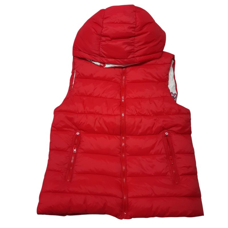 CHALECO INFLADITO ROJO CON CAPUCHA ZARA T13/14