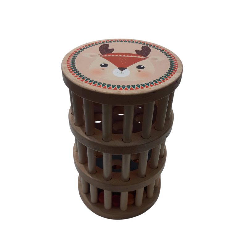 TORRE DE MADERA TIPO SONAJERO EN CAJA