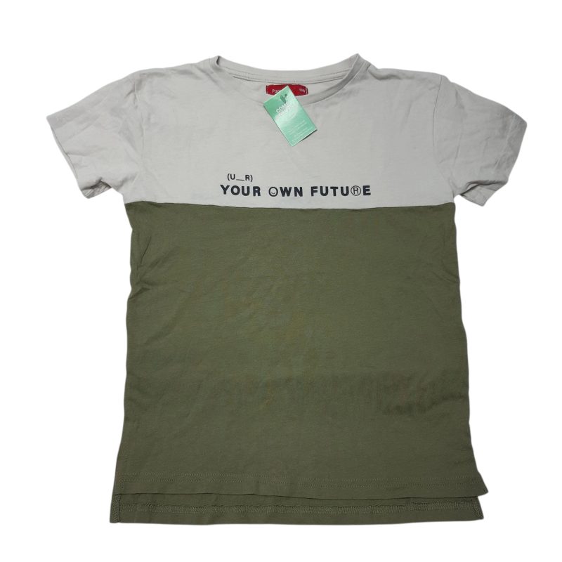 REMERA ALG BCO VERDE YOUR OWN FUTURE PAPPOLINO T10