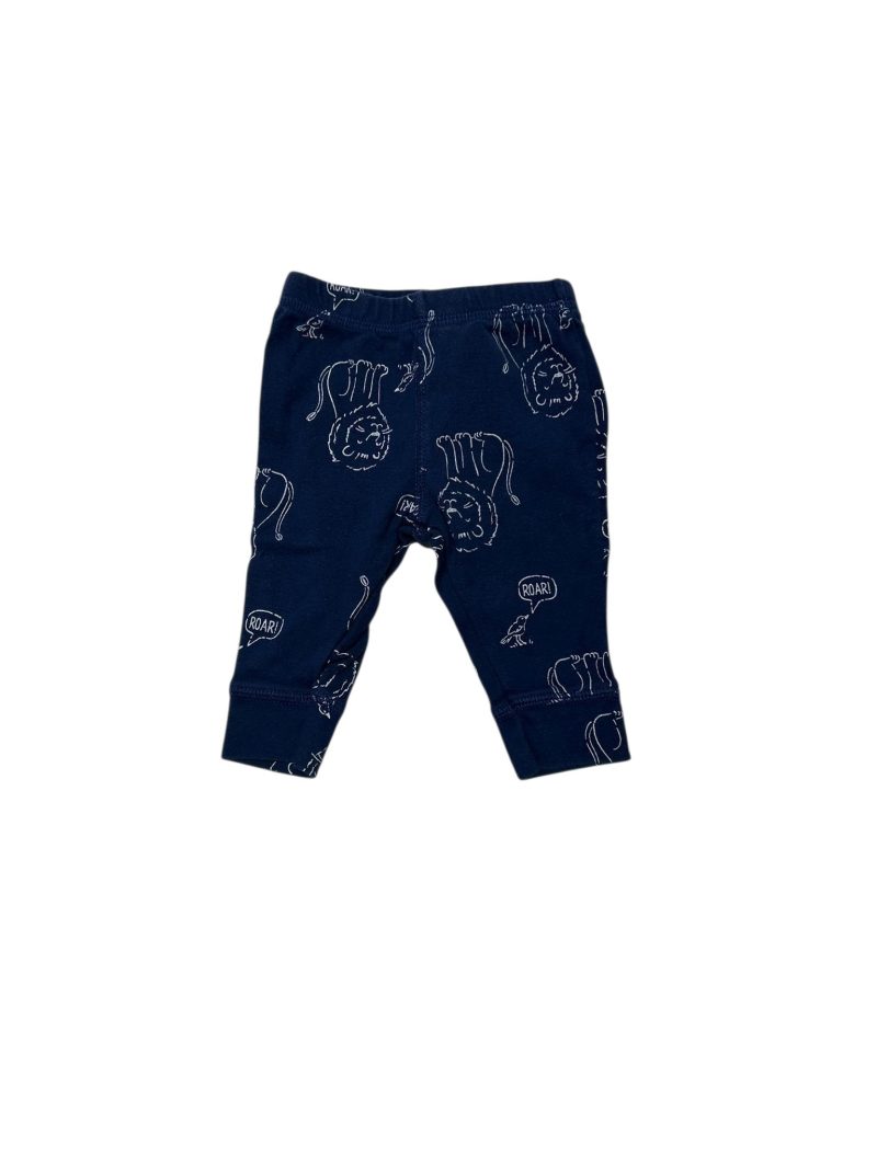 PANTALON ALG AZUL LEONES BCO SIN MARCA T3M AP