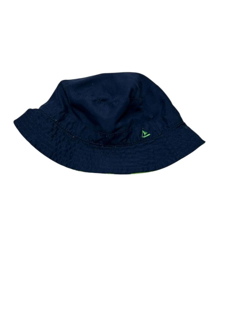 SOMBRERO REVERSIBLE VERDE Y AZUL BARCOS