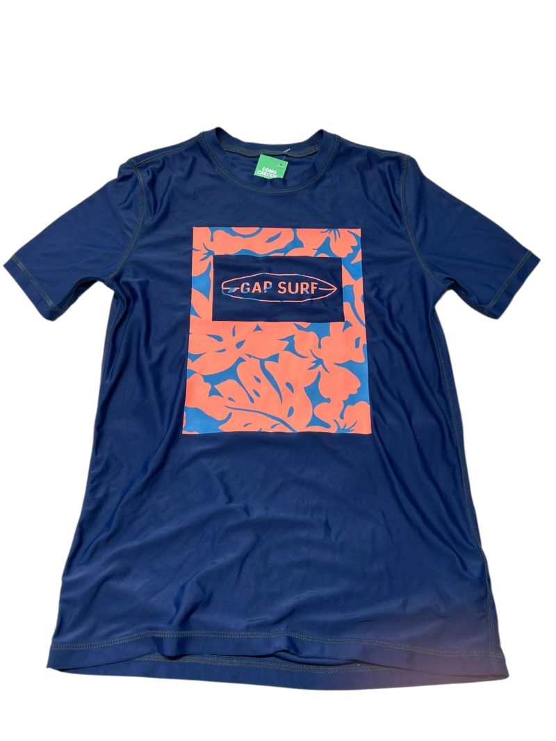 REMERA LICRA AZUL NARNAJA GAP SURF TL 12AP