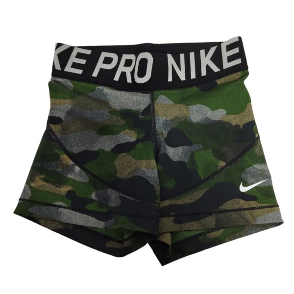 CALZA CORTA CAMUFLADA VERDE GRIS NIKE PRO T XS/8