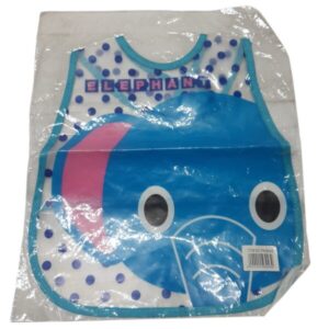 BABERO PVC ELEFANTE AZUL