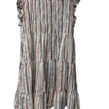 VESTIDO RAY ROJO BLANCO AZUL ZARA T7