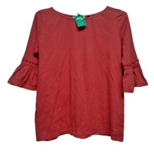 REMERA ROJA MANGAS ANCHAS LU T S GT