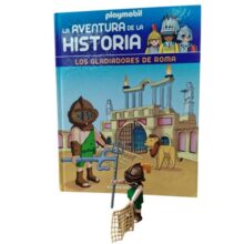 LA AVENTURA DE LA HISTORIA PLAYMOBIL LOS GLADIADORESDE ROMA + MUÑECO