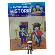 LA AVENTURA DE LA HISTORIA PLAYMOBIL MOSQUETEROS Y ESPADACHIN + MUÑECO