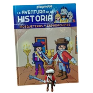 LA AVENTURA DE LA HISTORIA PLAYMOBIL MOSQUETEROS Y ESPADACHIN + MUÑECO