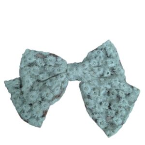 MOÑA BROCHE BEIGE DORADO FLORES