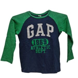 REMERA ALG GAP T 5 AZUL VERDE BLANCO 1969 ATHLETIC DEPT GT