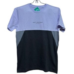 REMERA LILA GRIS OSCURO RUSTY T14