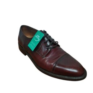 ZAPATO FABRIVENTA T 44 45 APROX CUERO MARRON C CORDONES
