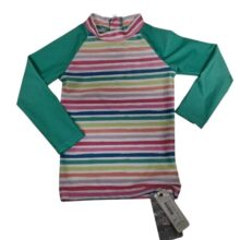 CAMISETA LICRA AMY&H T 6 MULTICOLOR A RAYAS NUEVA C ETIQ