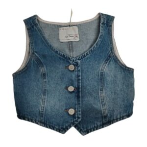 CHALECO JEAN KIDS DENIM GIRLS T9/10