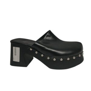 ZUECOS NEGROS TACO TACHAS ZARA T38