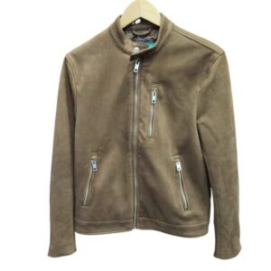 CHAQUETA MARRON SIMIL GAMUZA H&M T S