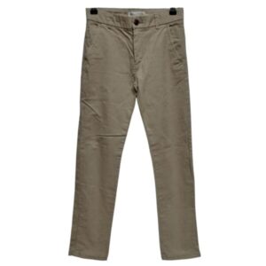 PANTALON GABARDINA BEIGE ZARA T10
