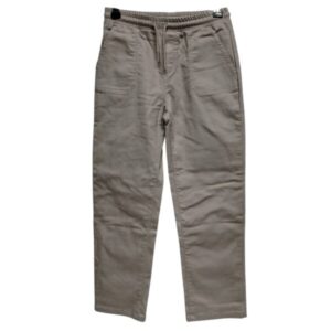 PANTALON RECTO GRIS ELASTICO PIOLAS BAS T10