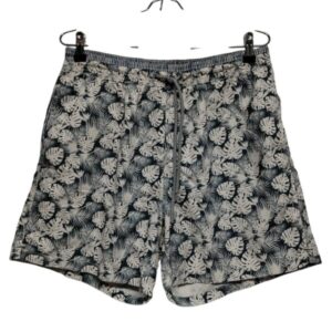 SHORT DE BAÑO BROOKSFIELD T XL AZULBLANCO HOJAS MCH