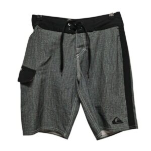 BERMUDA QUICKSILVER T 28 NEGRA RAYAS COLORES