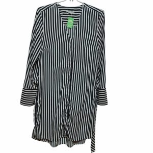 CAMISOLA RAYAS BCO AZUL H&M T 38 C /LAZO