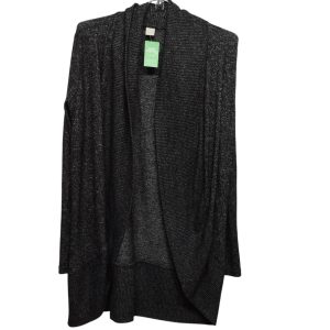 SACO LANILLA JASPEADO NEGRO GRIS SIN BOTON MARFINNO T P
