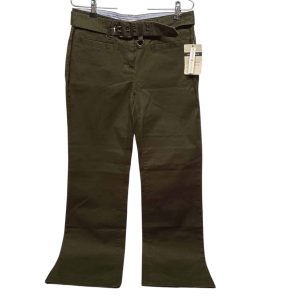 JEAN WIDE LEG VERDE CINTURON TOMMY HILFIGER T 8- M AP NUEVO