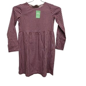 VESTIDO ALG ESTAMPADO LILA MARRON H&M T 6-8
