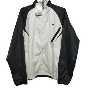 CAMPERA DEPORTIVA NYLON BLANCO NEGRO NIKE TM NUEVA
