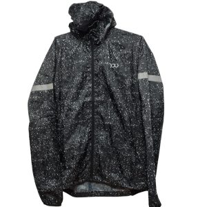 CAMPERA CAPUCHA NYLON TIPO IMPERMEABLE NEGRO PINTITAS YOU + TM