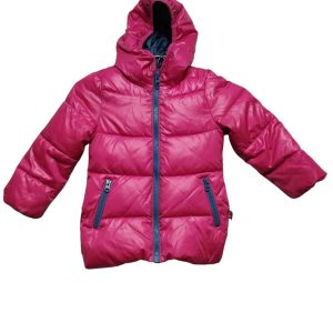 CAMPERA NYLON ROSA INT AZUL BENETTON T2