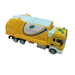 CAMION DE BASURA ANARANJADO GREEN CLEANING  TRUCK