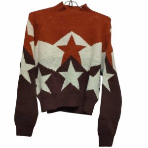 BUZO POLERA MARRON BLANCO ESTRELLA TM