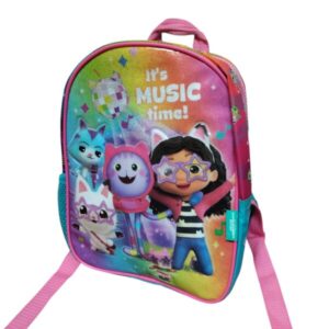 MOCHILA MULTICOLOR PLATIFICADA LA CASA DE MUÑECAS DE GABBY ROCE