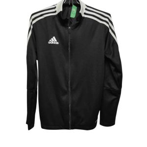 CAMPERA DEPORTIVA NEGRO BLANCO ADIDAS T 13-14